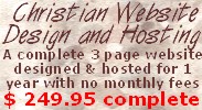 We'll design and host a complete 3 page site for just $279.95